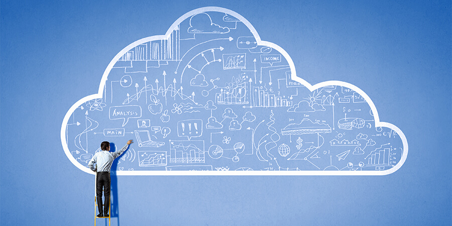 Cloud-based ERP software connecting manufacturing operations