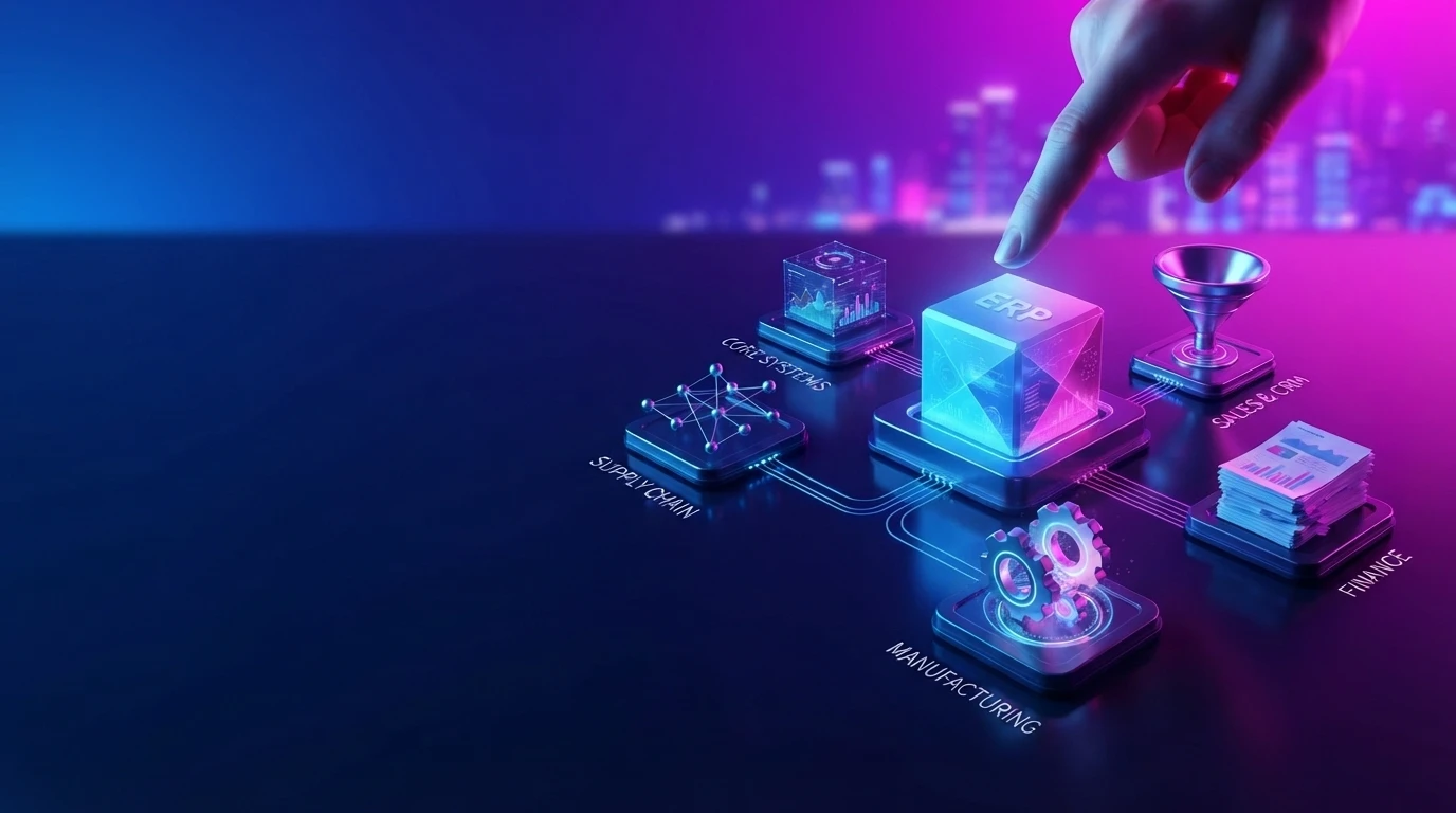 Customised ERP software for manufacturing operations